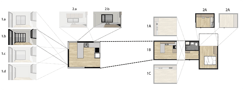 블록조합 설계 다이어그램